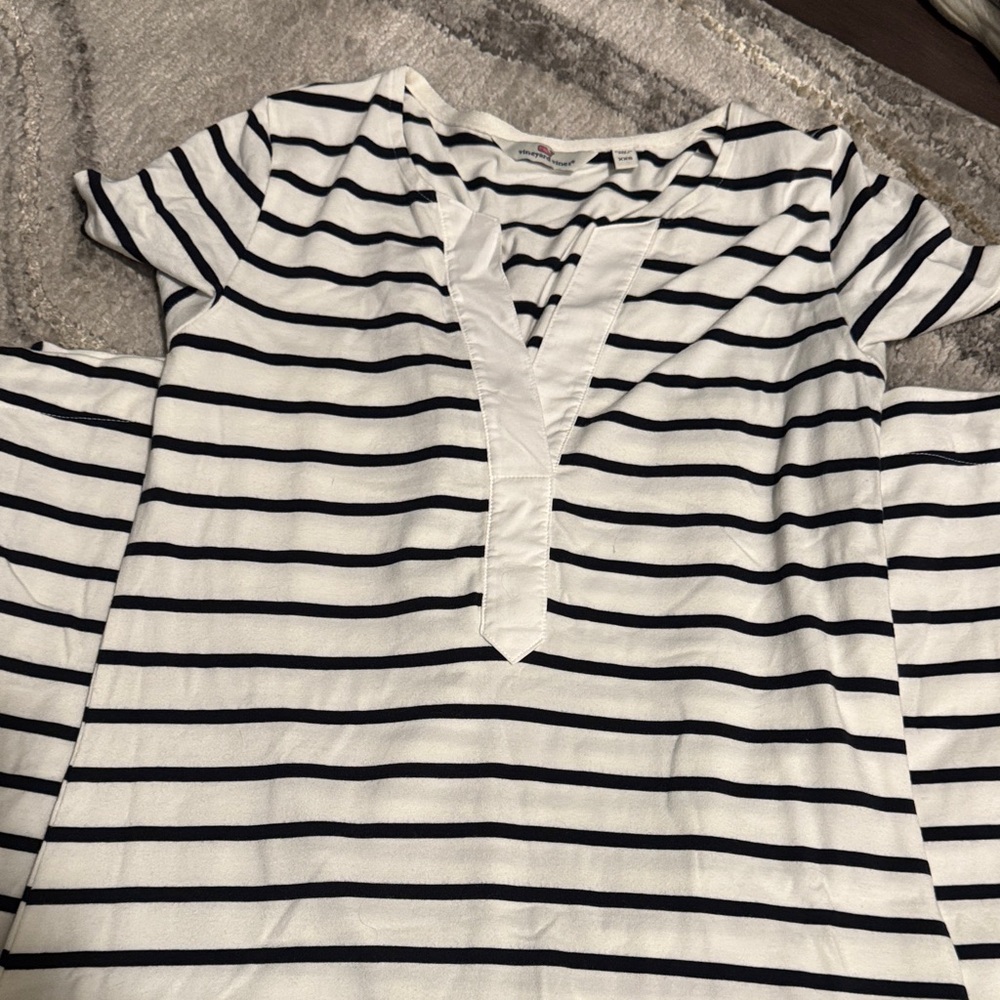 Striped V-Neck Women's Maxi Dress